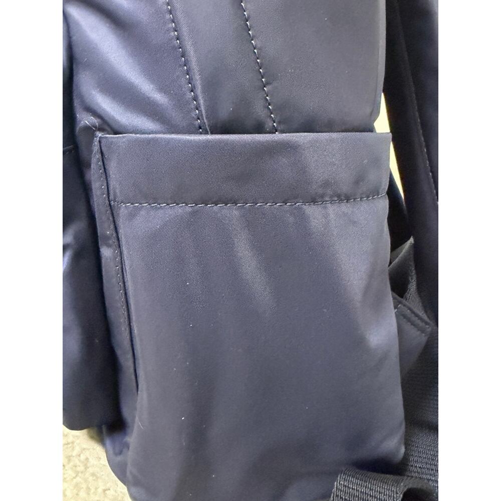 Tory Burch Navy Nylon Zip-Front Backpack new - Picture 6 of 8